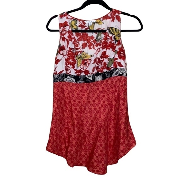 Cabo 100% silk  sleeveless Tunic - Picture 1 of 7